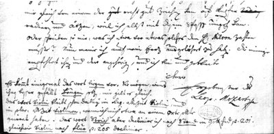 Brief von Leopold Mozart (1719-87), 7. Juli 1755 von Leopold Mozart